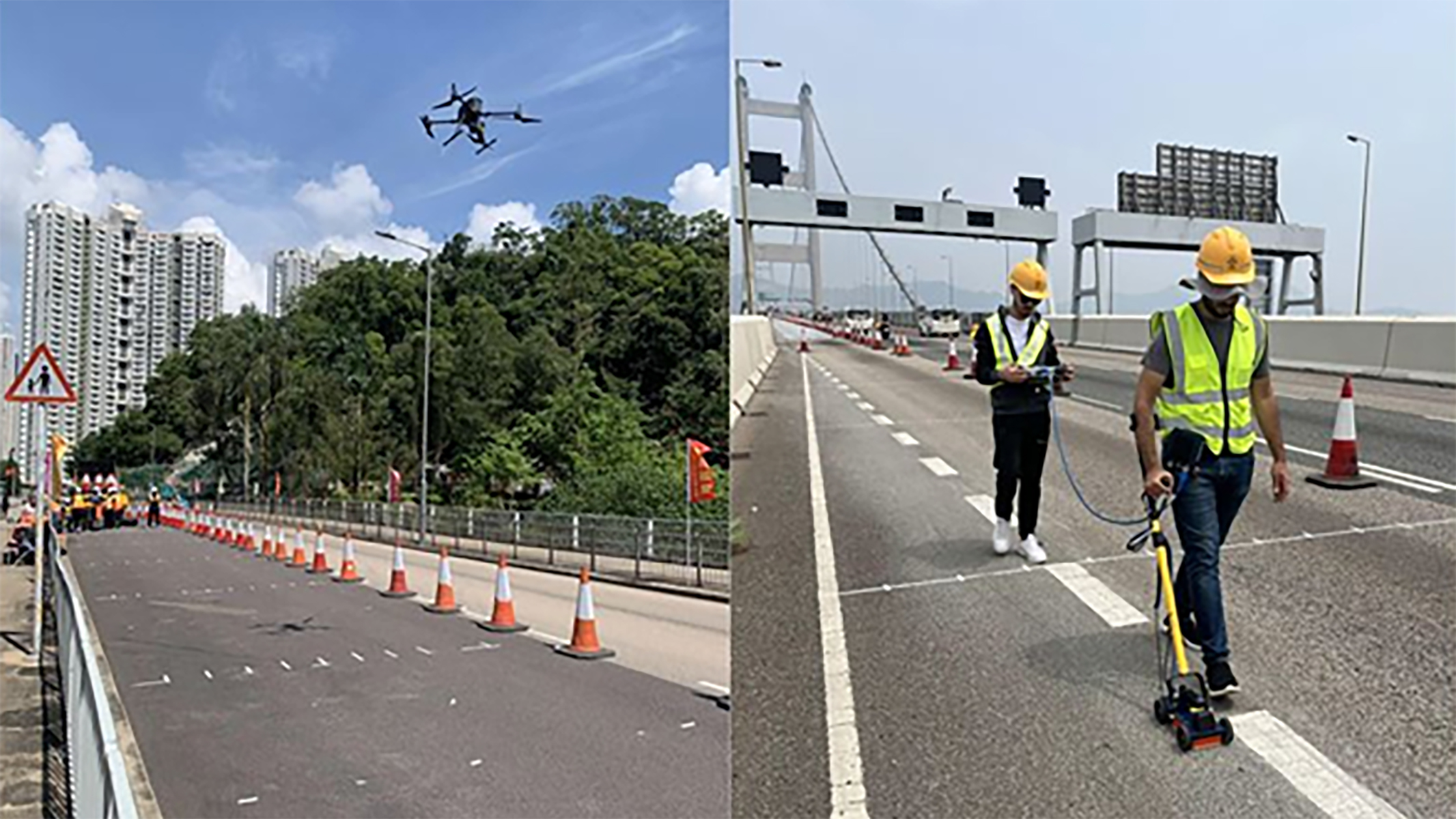 Implemented on 11 local bridges, the system replaces traditional visual inspections with a suite of advanced tools, including drones, GPR, and IRT.