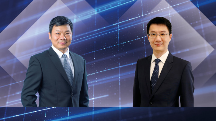 The projects led by Prof. Chen Sheng (left) and Prof. Zheng Zijian (right) have been awarded the second-class award in the 2025 Outstanding Scientific Research Output Awards (Natural Sciences and Engineering Technology) by the Ministry of Education.