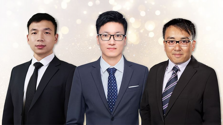 Projects led by Prof. Wen Weisong Wen (centre), Prof. Sze Nang Ngai (right) and Dr Qinbiao Li (left) received funding from the Smart Traffic Fund.