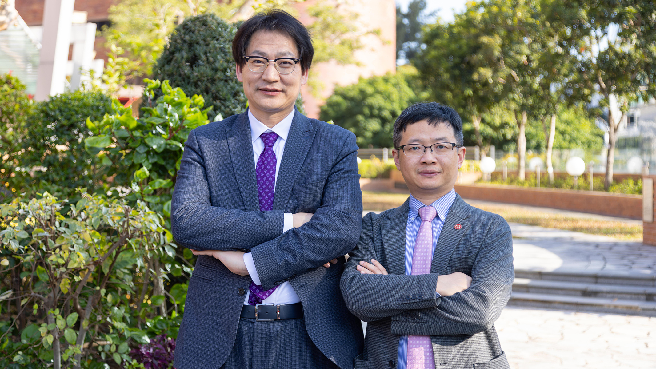 Professor Li Gang and Professor Yang Guang