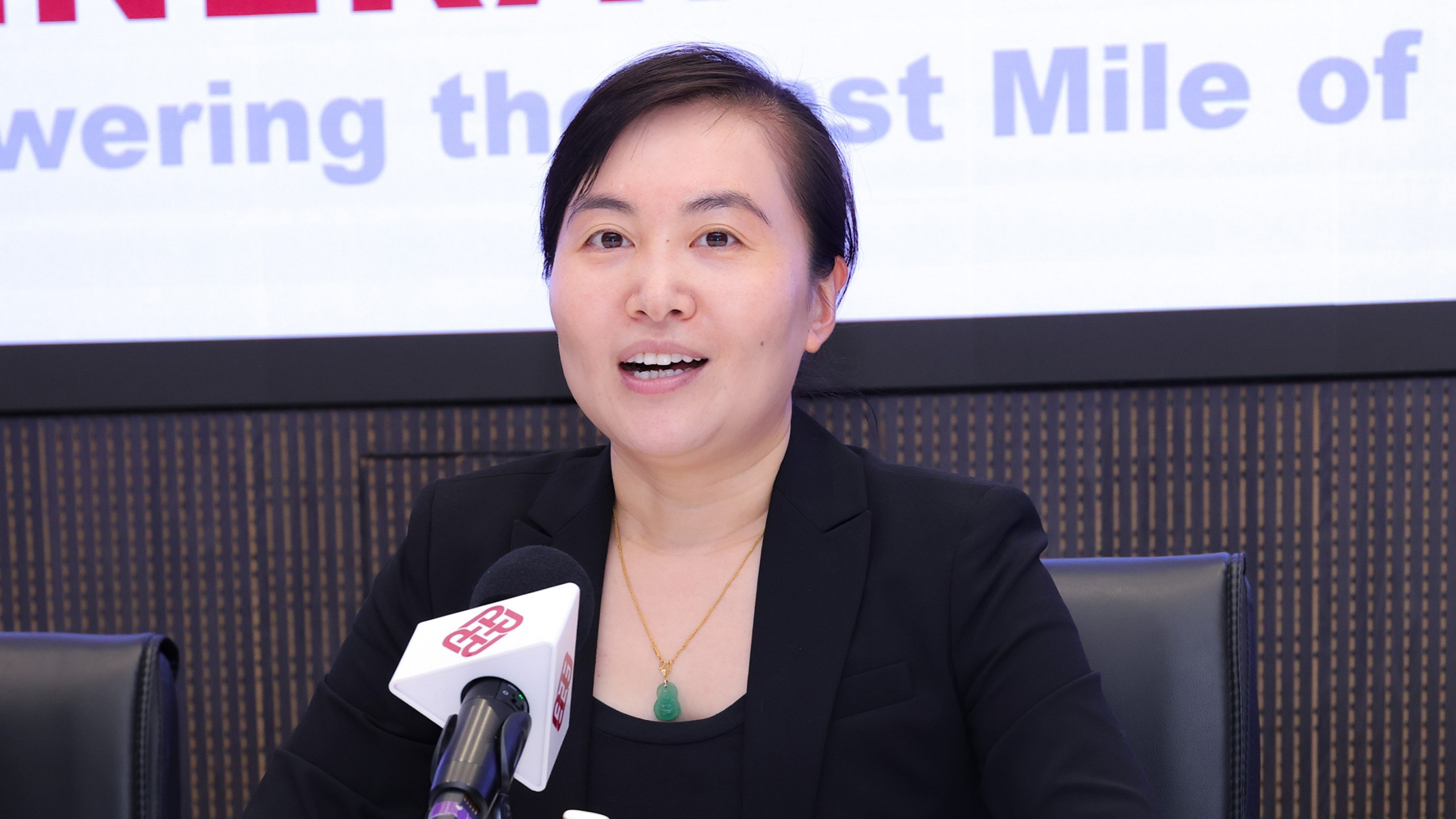 Professor Yang Hongxia, Executive Director of the PolyU Academy for Artificial Intelligence (PAAI), Associate Dean (Global Engagement) of the Faculty of Computer and Mathematical Sciences, and Chair Professor of Generative Artificial Intelligence of the Department of Computing