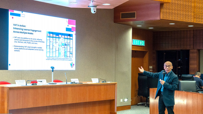 Dr Rodney Chu shared how to transforms students from passive learners into active co-creators at the Education Transformation and Innovation Forum.