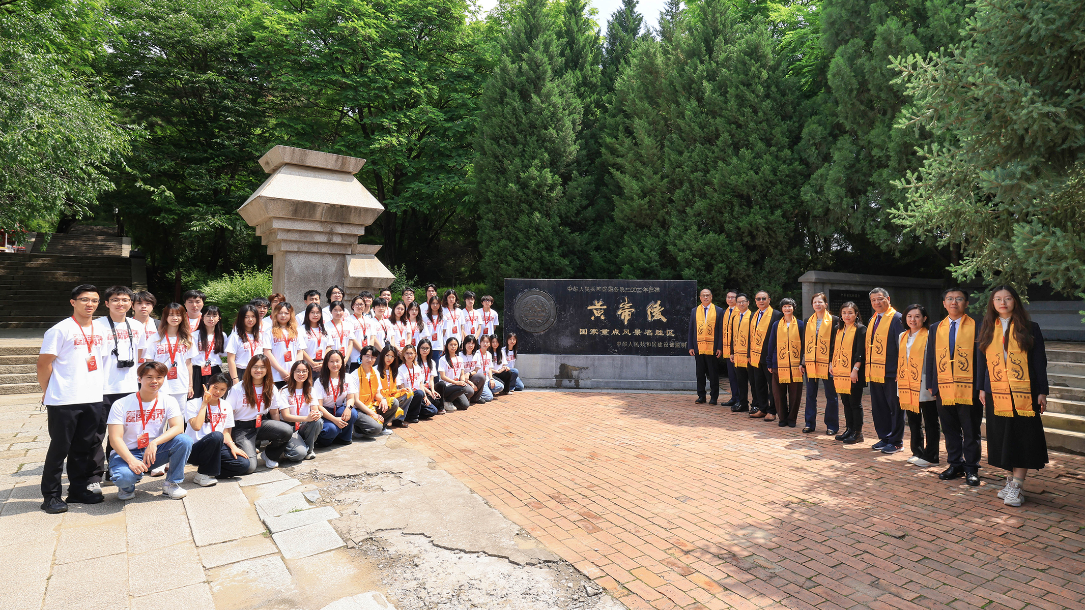 The group took part in a solemn ancestral tribute ceremony at the Mausoleum of the Yellow Emperor, reflecting on the roots of 5,000 years of Chinese civilisation.