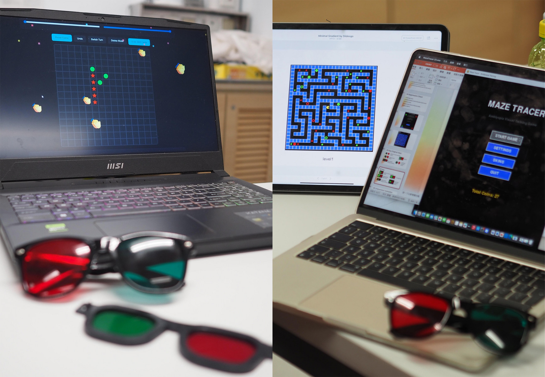 PolyU School of Optometry students learn to use AI to create engaging therapy treatment tools.