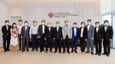 PolyU welcomes the visit by the Liaison Office of the Central People’s Government in the HKSAR