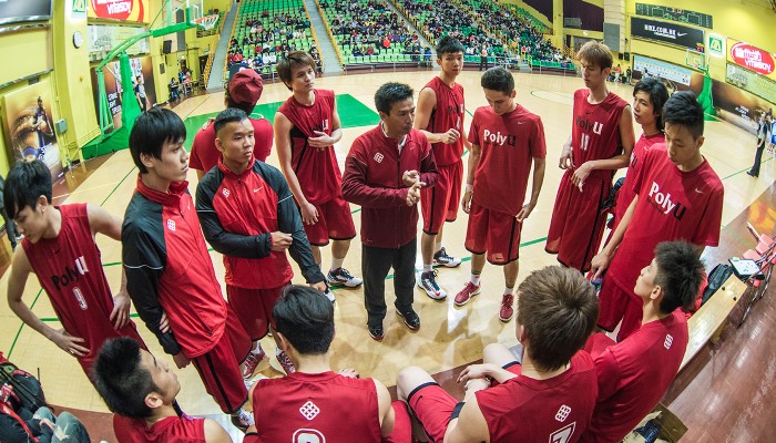 Coaching the basketball team of PolyU has been a rewarding experience for Kenny.