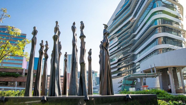 “Vision – In Unison” located at the Rooftop Garden of Block X.