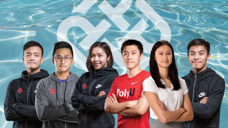 PolyU swimmers break records at FINA