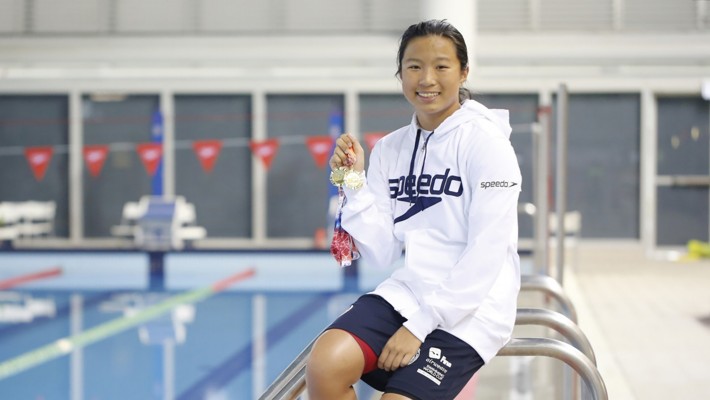 Swimmer Tinky Ho Nam Wai, who represented Hong Kong at the 2020 Tokyo Olympics, has been admitted into PolyU’s BA (Hons) Programme in English and Applied Linguistics.