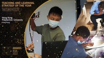 “We learn to serve, and serve to learn” – PolyU brings home the Teaching and Learning Strategy of the Year award at THE Awards Asia 2022