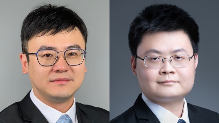Dr Zheng Pai, Assistant Professor of Department of Industrial and Systems Engineering (left), and Dr Sun Yuxiang, Research Assistant Professor of Department of Mechanical Engineering, were named top young Chinese researchers in the interdisciplinary areas of AI research by Baidu.