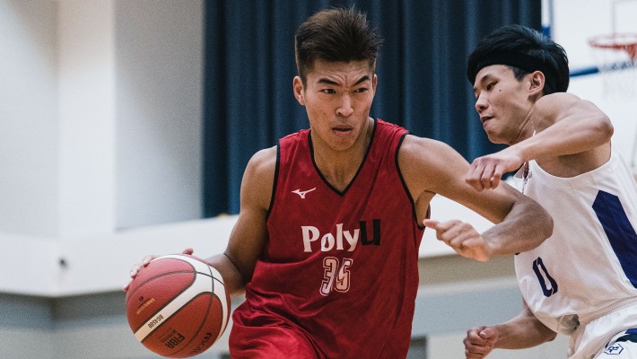 PolyU men’s basketball team brought home the championship trophy in this year’s Inter-collegiate Competition.