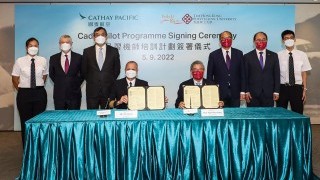 Collaboration with Cathay Pacific on Cadet Pilot Programme
