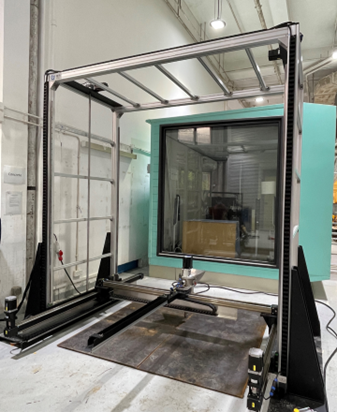 Large Scale Gantry Type Concrete Printer