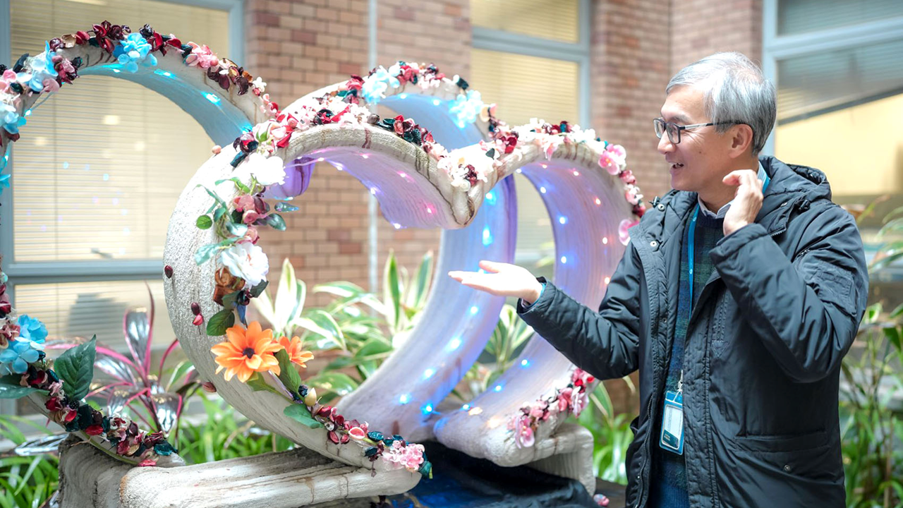 Valentine Day Art Installation