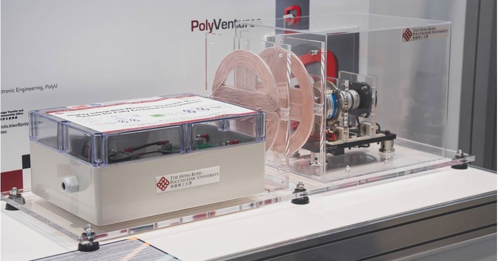 A wireless energy internet, in which energy flows wirelessly among sources, interfaces and consumers, promises flexible and contactless energy delivery. The image shows the prototype developed by the PolyU research team.