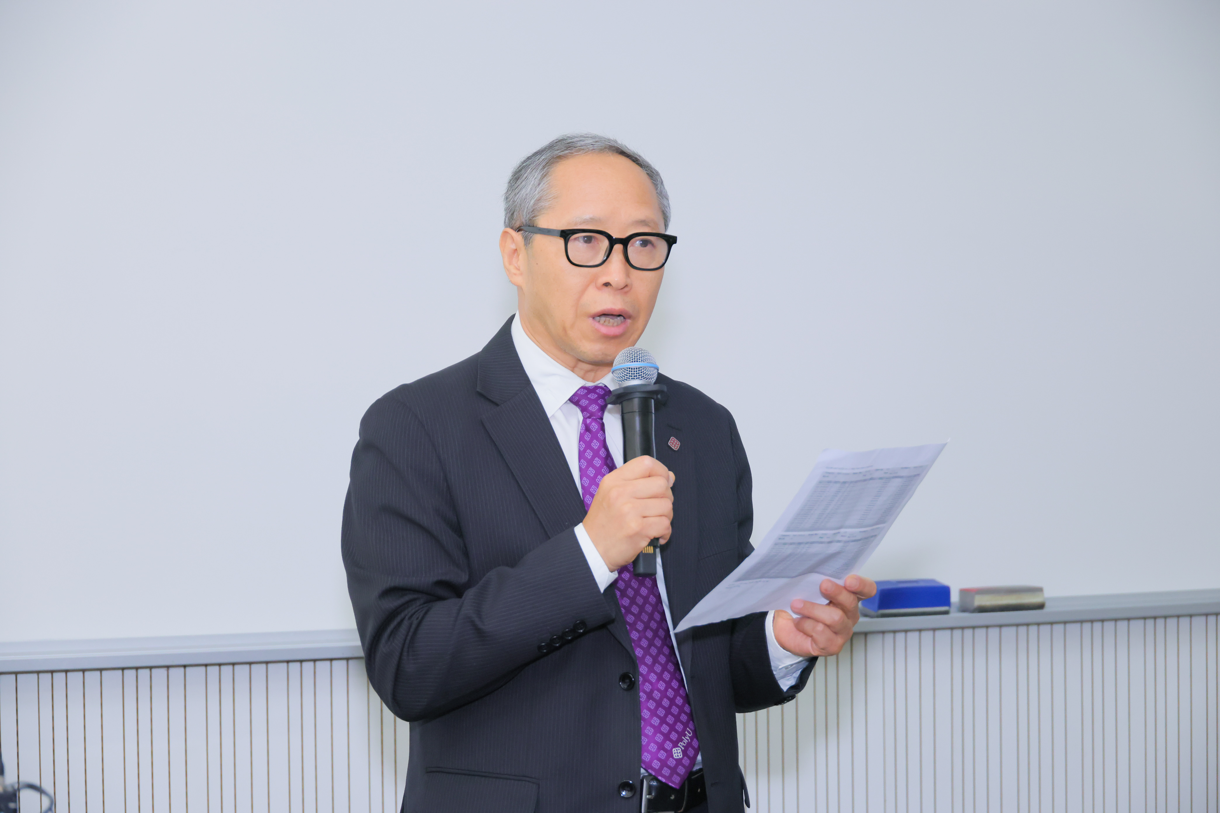 Prof. Jiyan Dai, Associate Dean of Students & Professor, presided over the opening ceremony of this symposium.