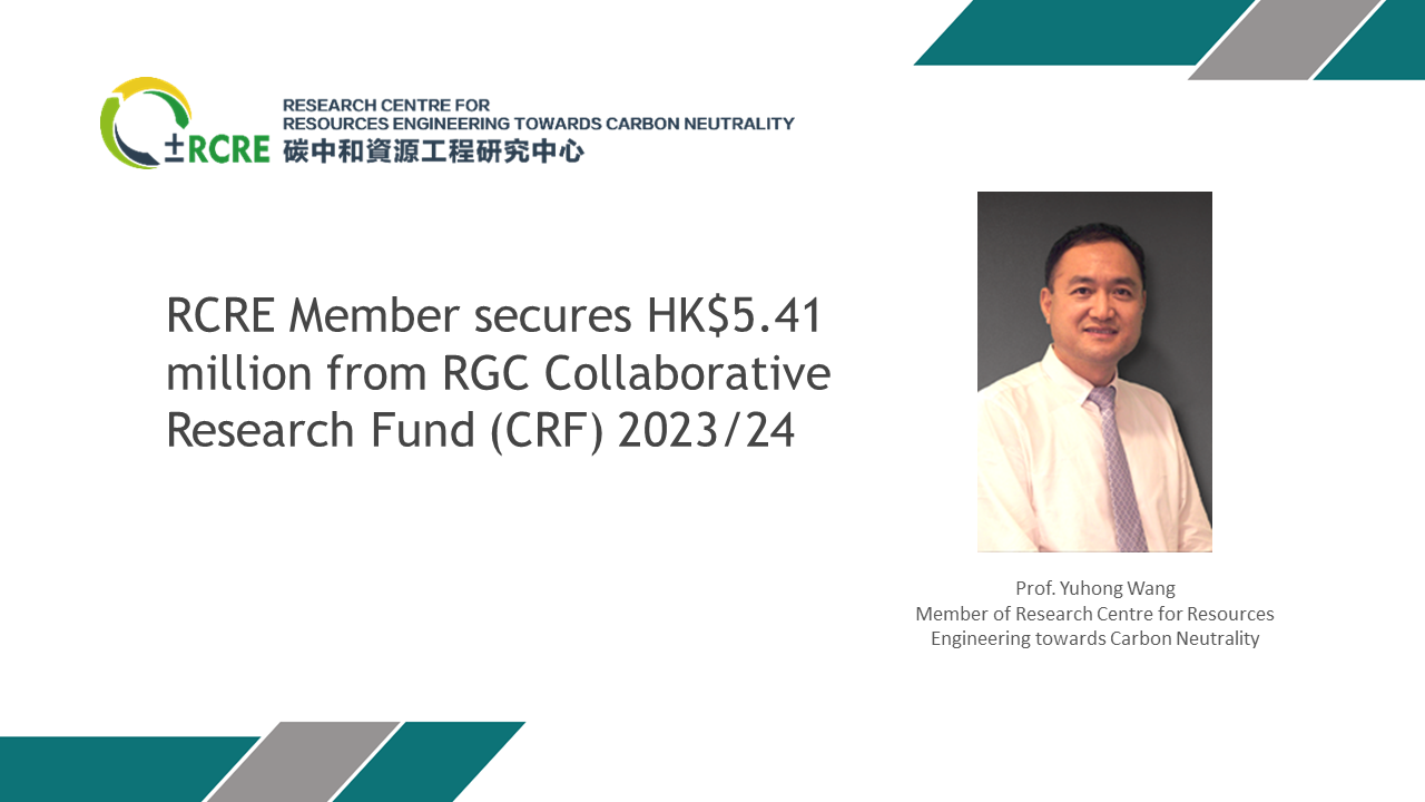 Prof Wang Yuhong CRF Project