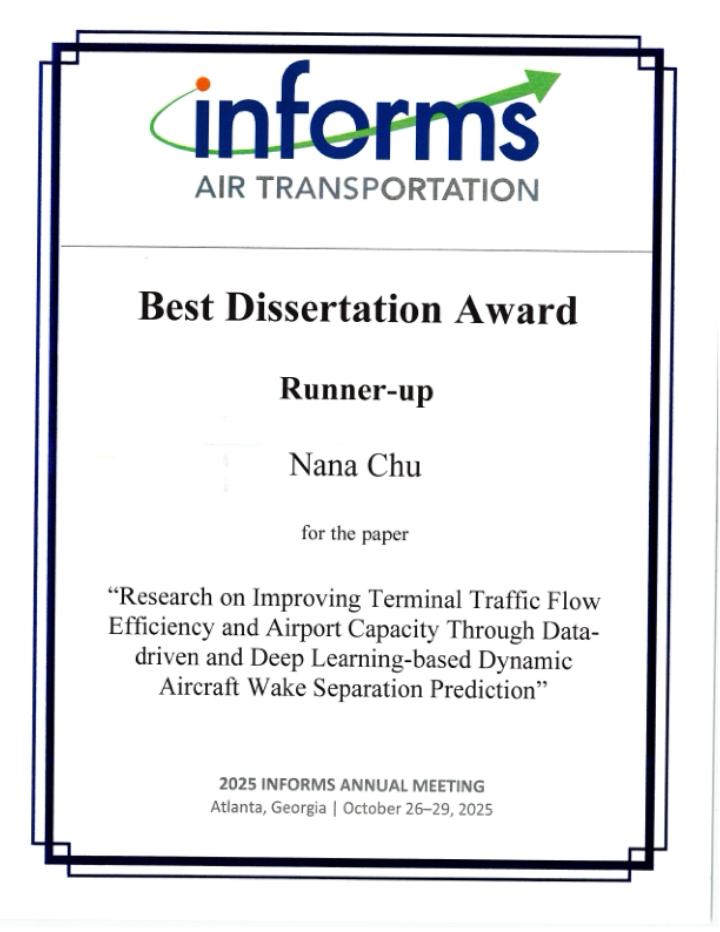 Awards — supporting image for Nana CHU