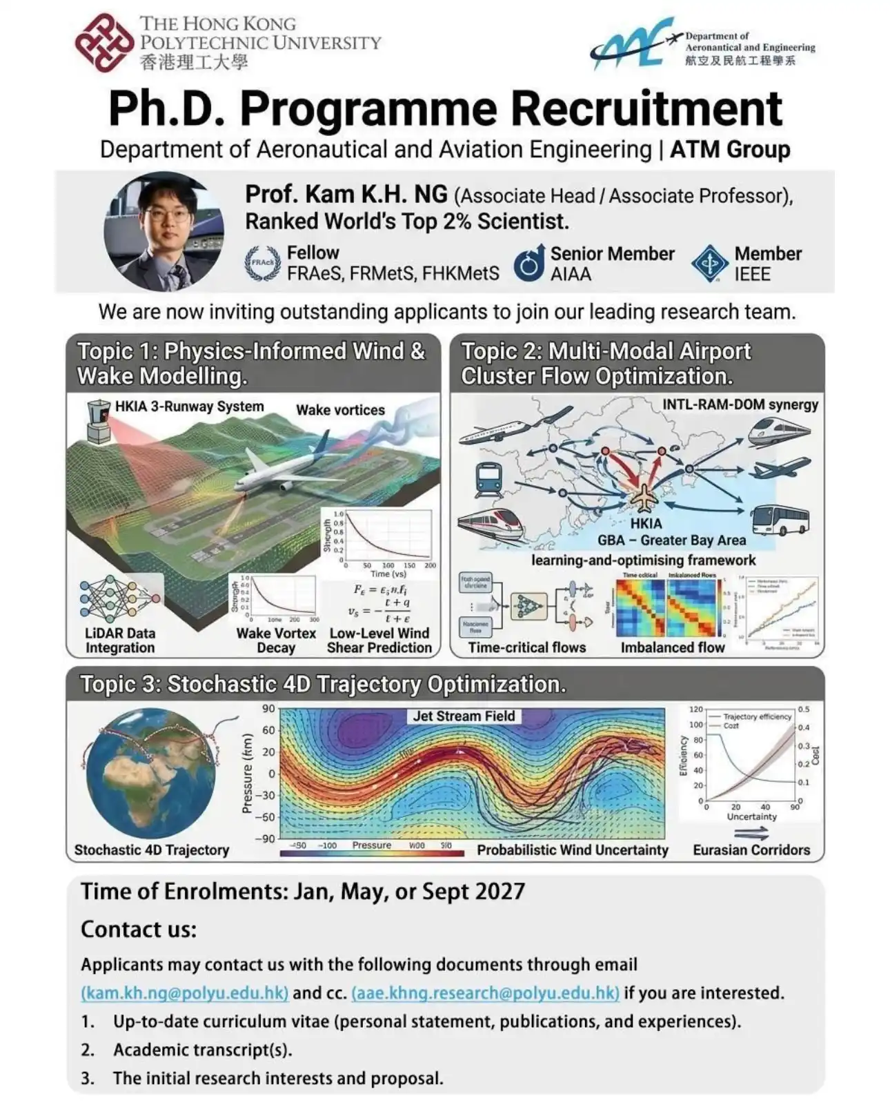 2027 PhD recruitment — open the full-size poster to read the details