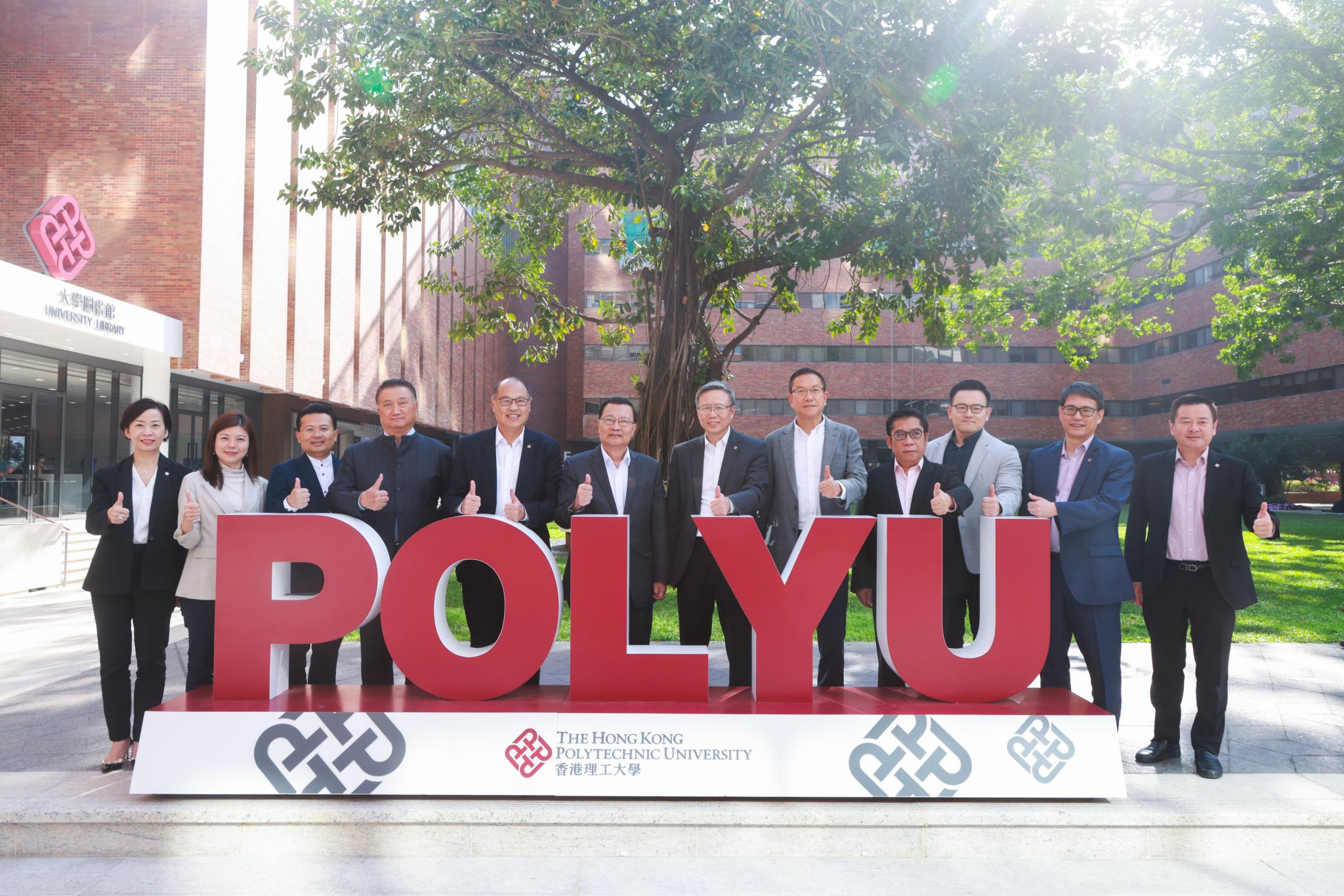 HK Coalition Delegation Visits PolyU_20231212_1