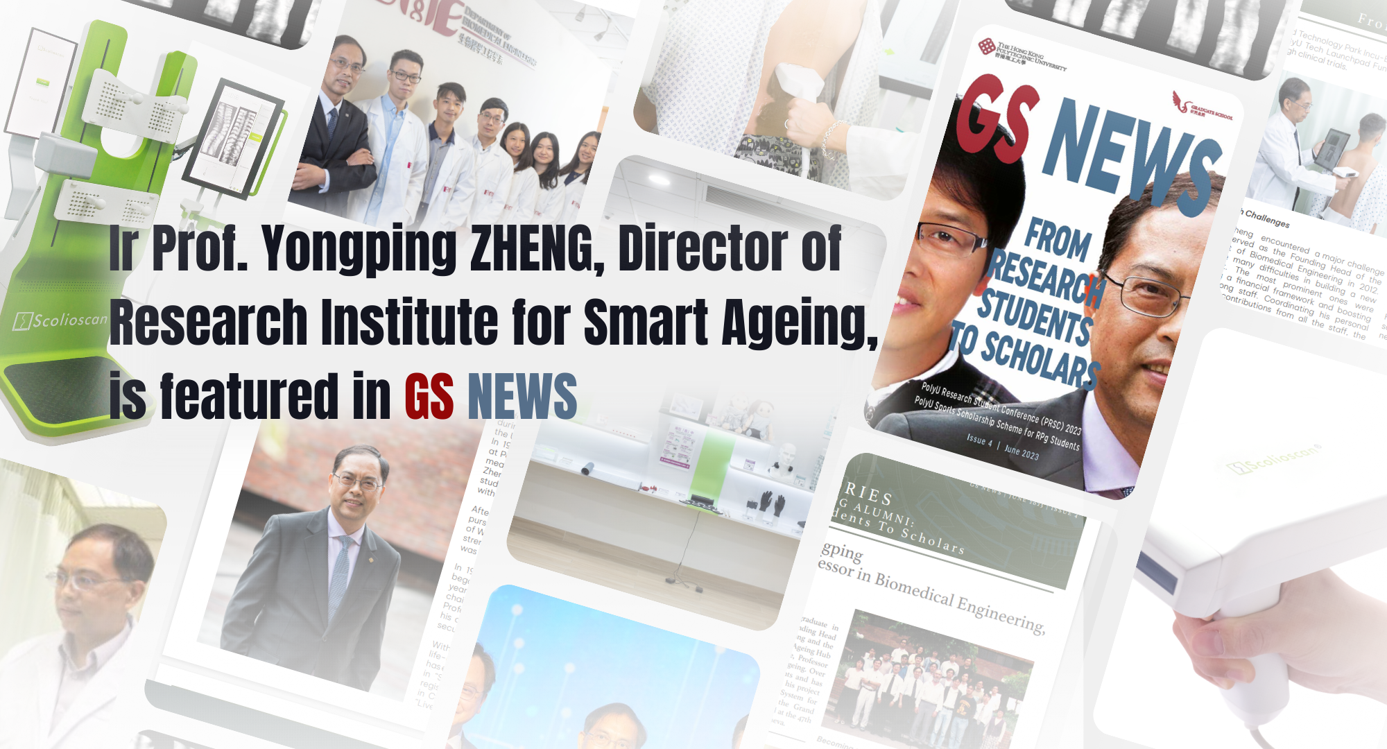 Ir Prof. ZHENG Yong-ping, DoRISA, featured in GS Newsletter