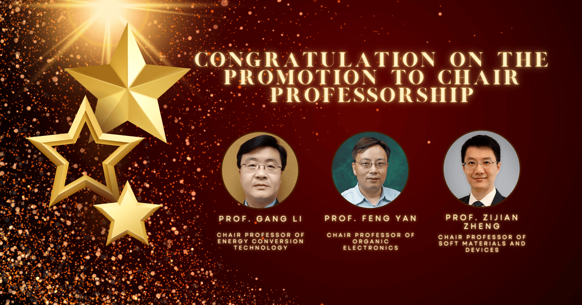 Congratulation on the Promotion to Chair Professorship | Research ...