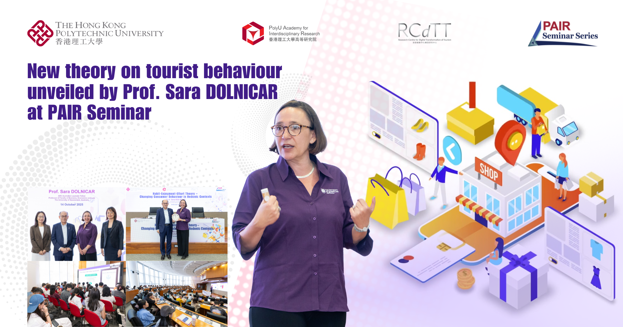 New theory on tourist behaviour unveiled by Prof. Sara DOLNICAR at PAIR Seminar