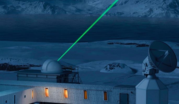 Novel satellite laser ranging technique