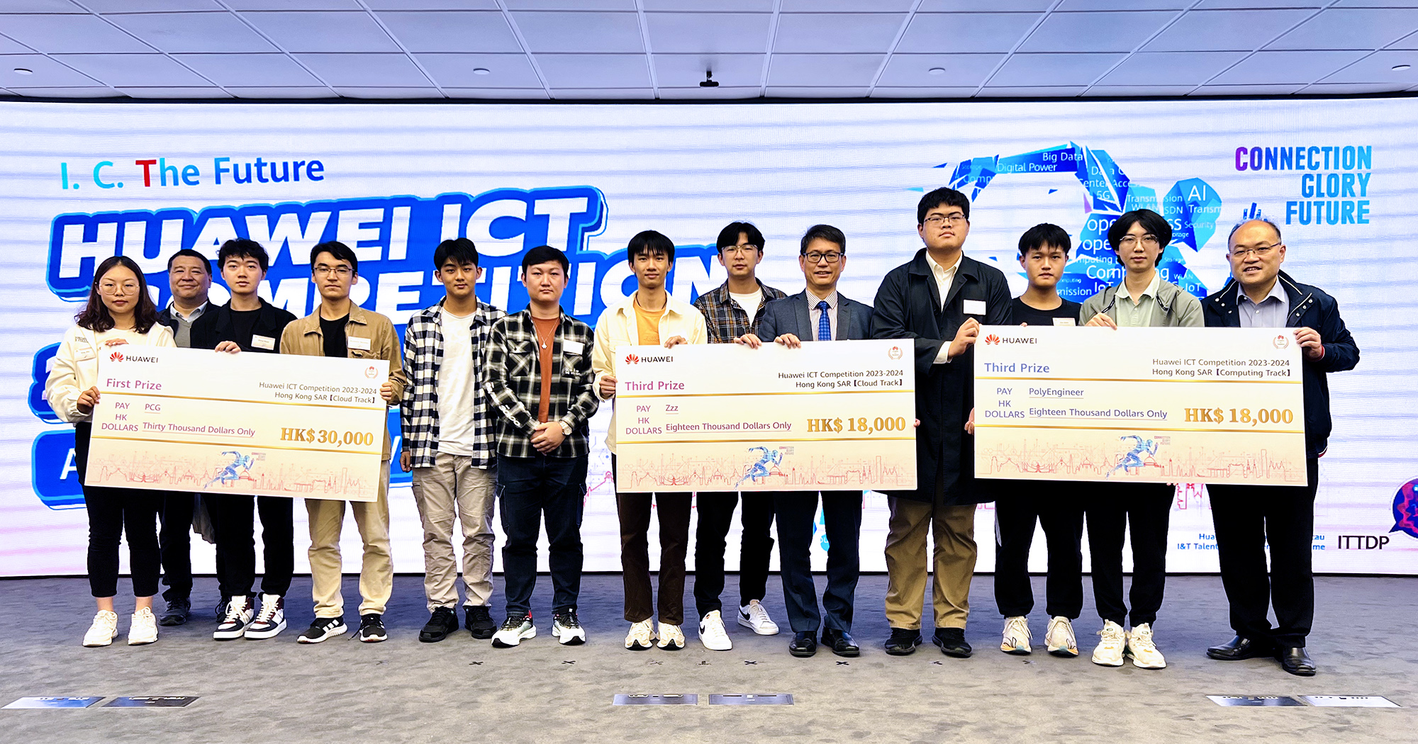 PolyU Students Won the Champion and Bronze Medal Prizes in Huawei ICT ...