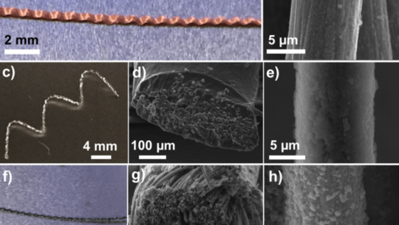 Flexible Wire Type Lithium Batte