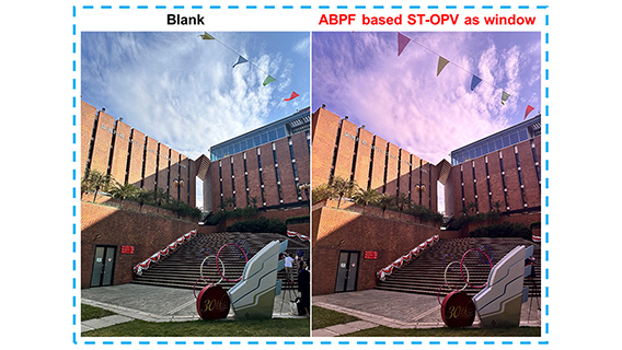 Record efficiency achieved in semi-transparent Button