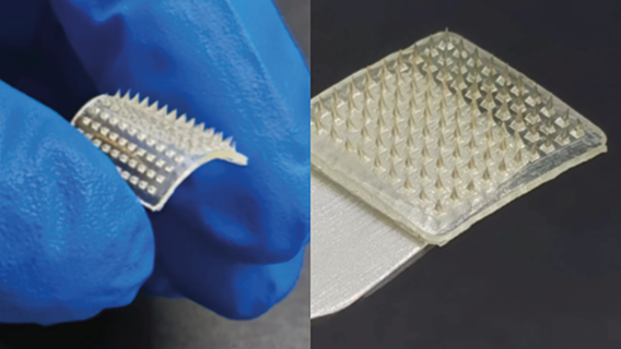 Innovative wearable microneedle patch empowers - Button
