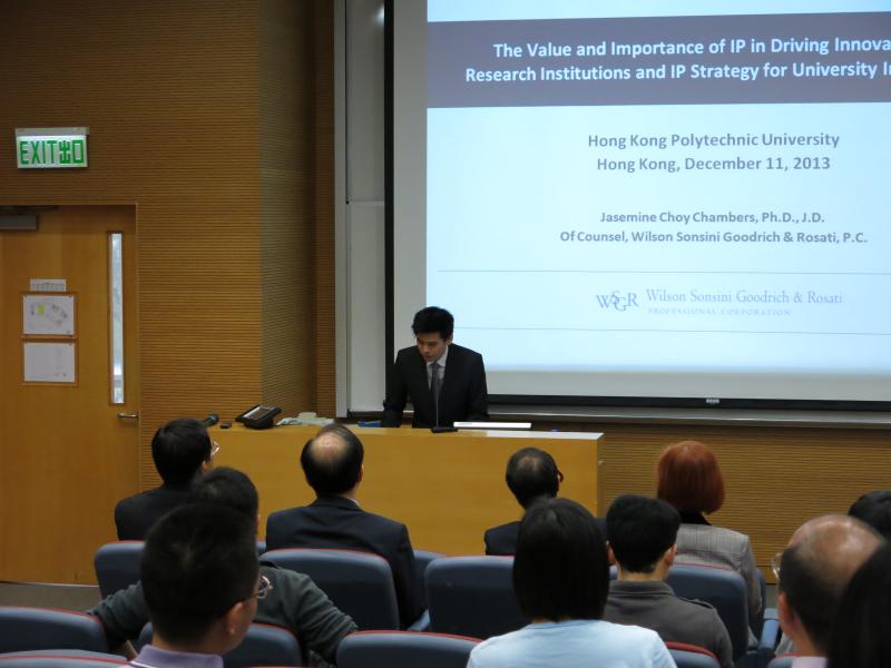 201312113Intellectual Property Seminar The Value and Importance of IP in Driving Innovation in Resea