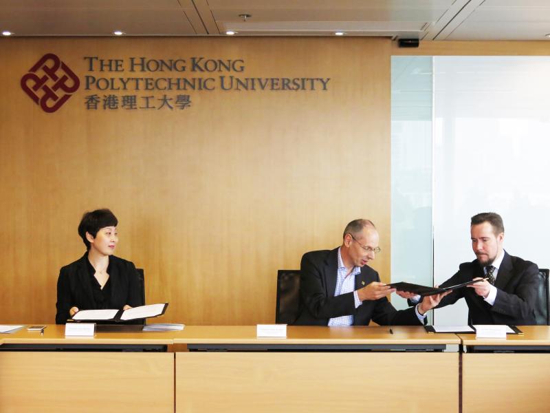 201511202PolyU partnership with the University of Tampere Finland and Communication University of Ch