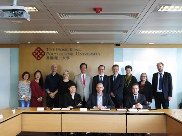 201511205PolyU partnership with the University of Tampere Finland and Communication University of Ch