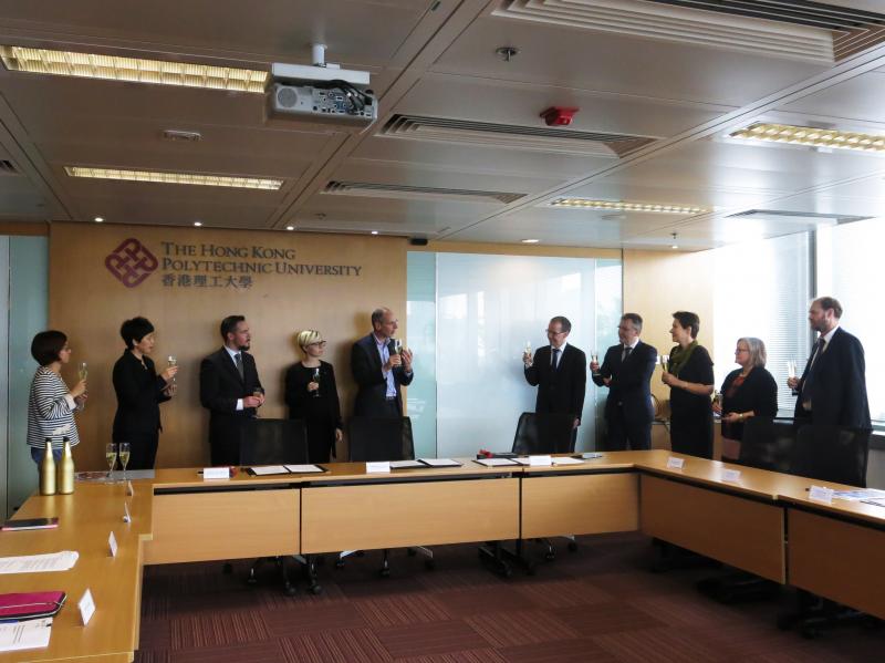 201511206PolyU partnership with the University of Tampere Finland and Communication University of Ch