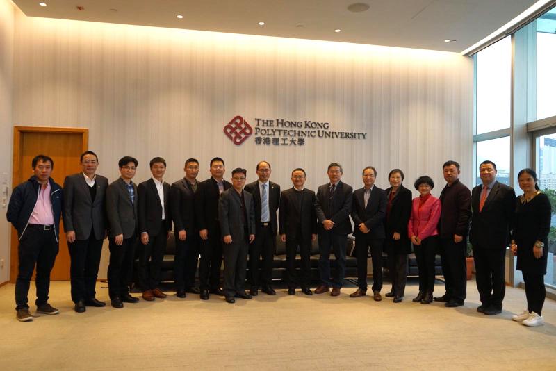 201902251Science and Technology Bureau Dongguan delegation visited PolyU