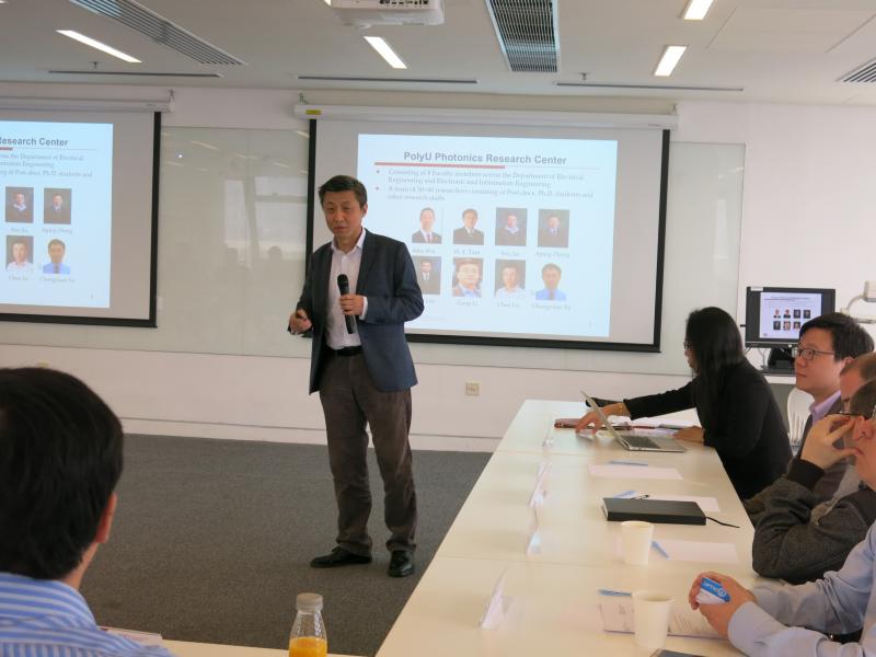 201903182Netherlands Photonics  Optical Fiber Delegations Visit to The Hong Kong Polytechnic Univers
