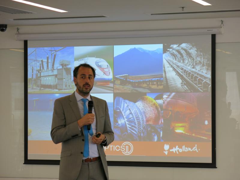 201903185Netherlands Photonics  Optical Fiber Delegations Visit to The Hong Kong Polytechnic Univers