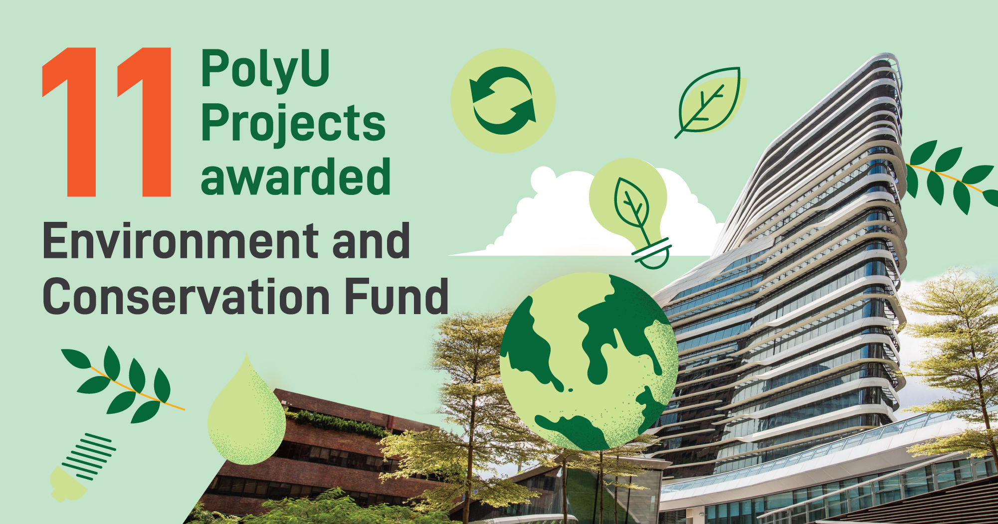 PolyU contributes to environmental protection supported by the ...