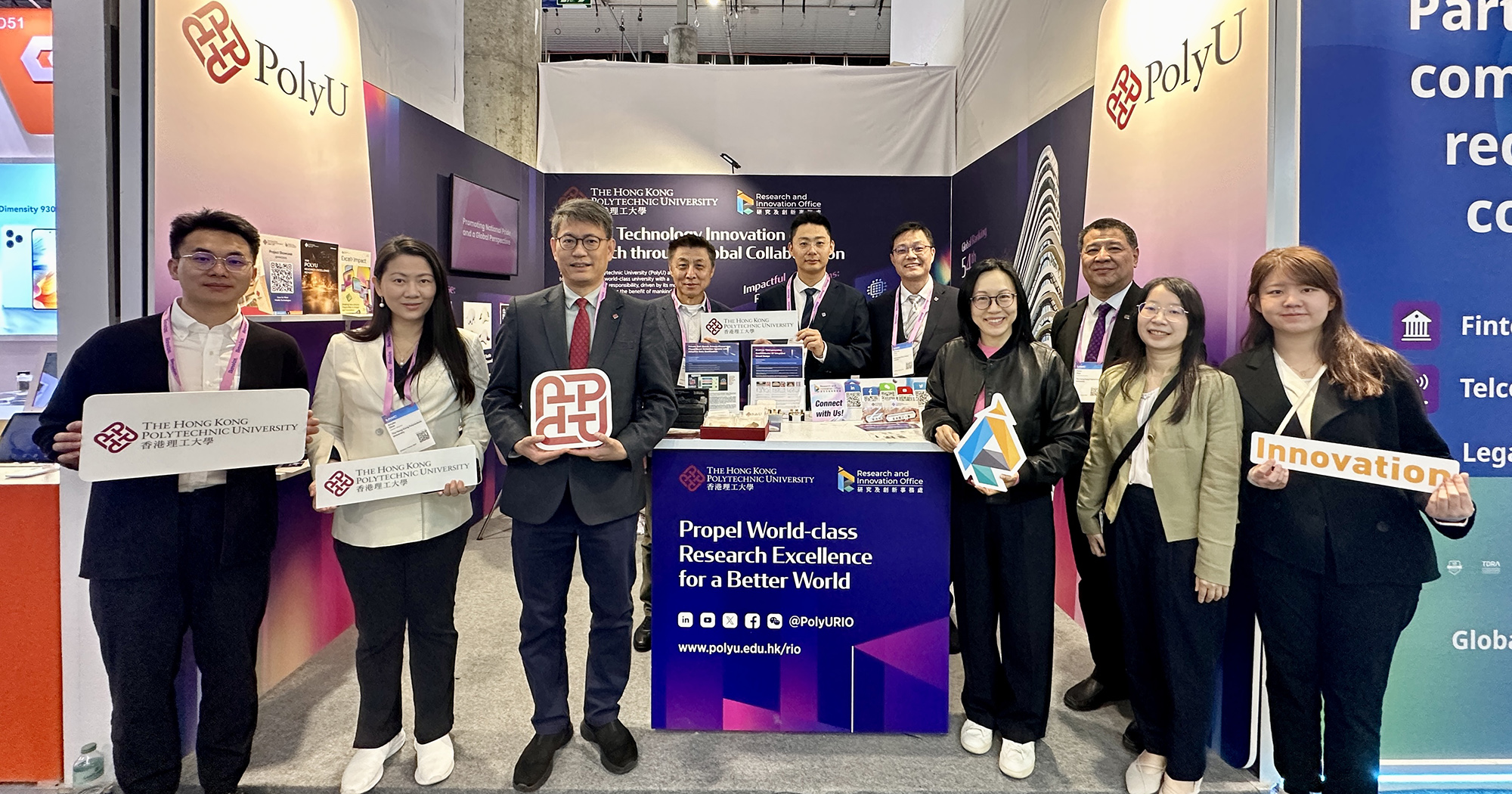 PolyU shines at MWC Barcelona 2026 as the sole university exhibitor ...