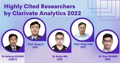 Highly Cited Researchers by Clarivate Analytics 2022