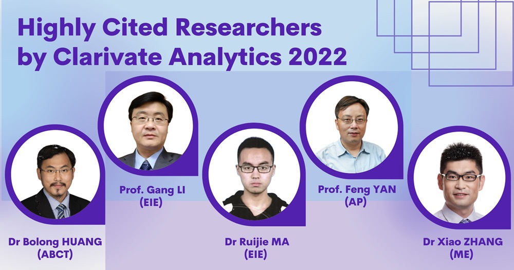 Highly Cited Researchers by Clarivate Analytics 2022