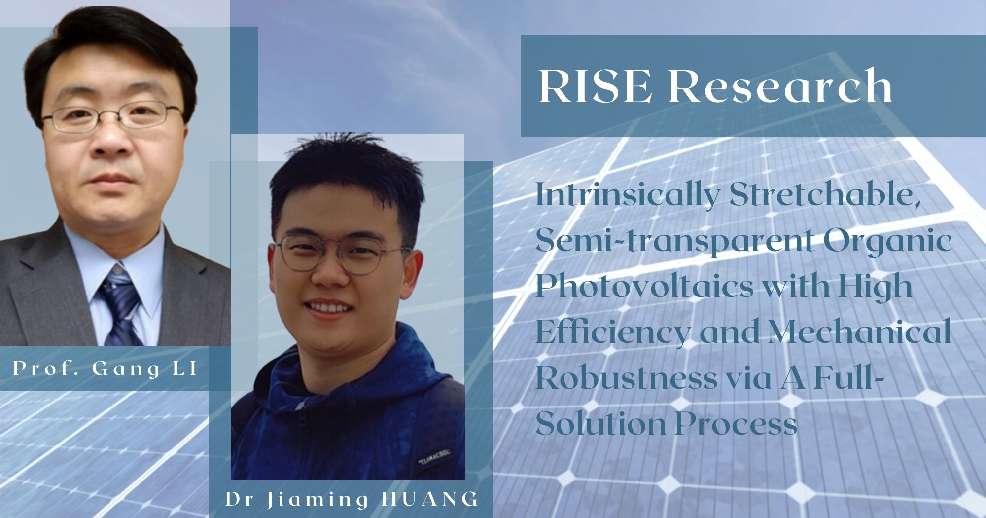 RISE ResearchProf Gang LI
