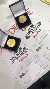 The medals for Prof. YANG and his teams