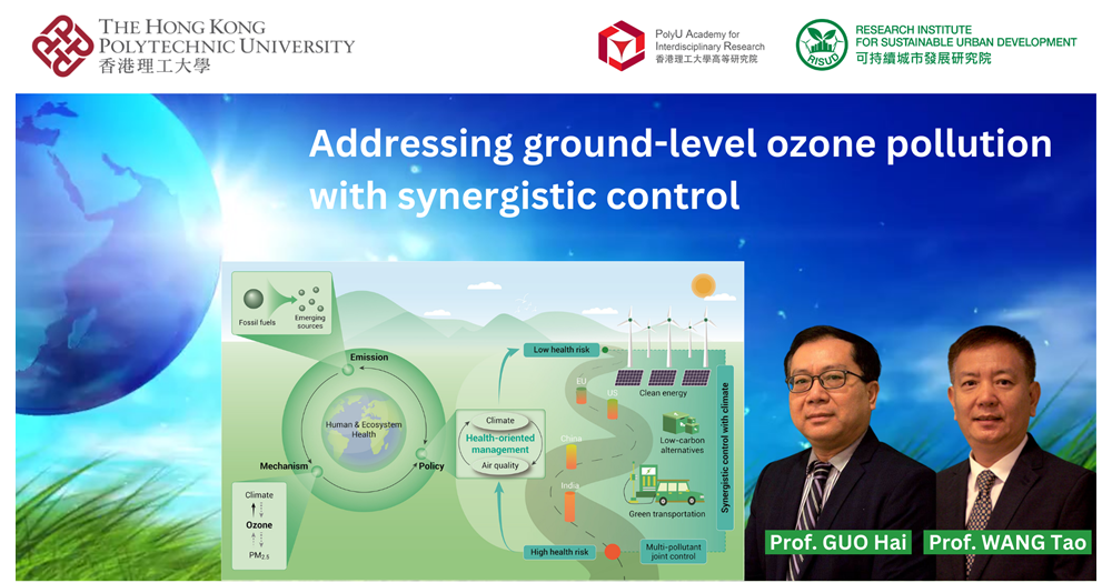 b Addressing groundlevel ozone pollution with synergistic control