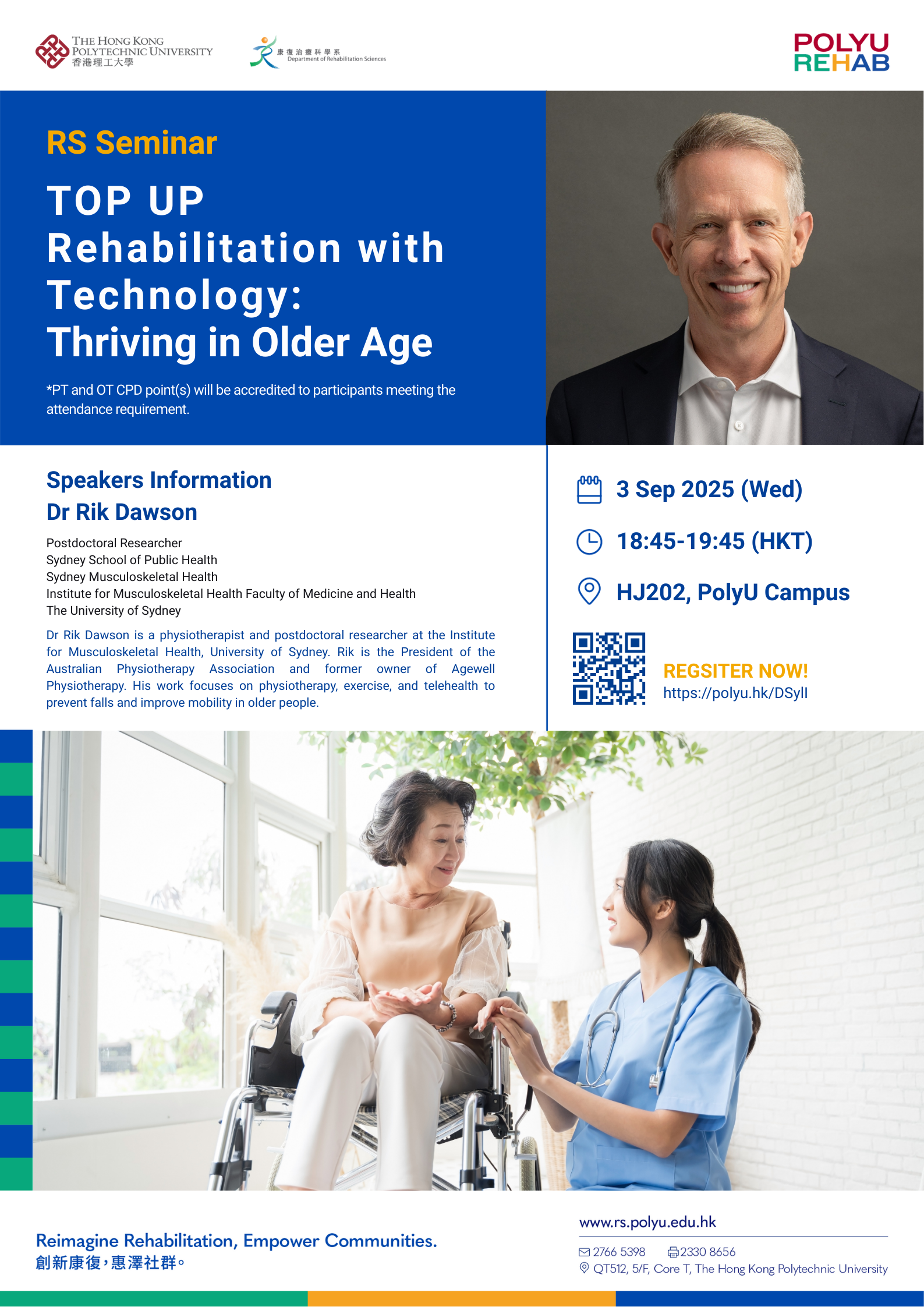 Dr Rik Dawson Seminar Poster