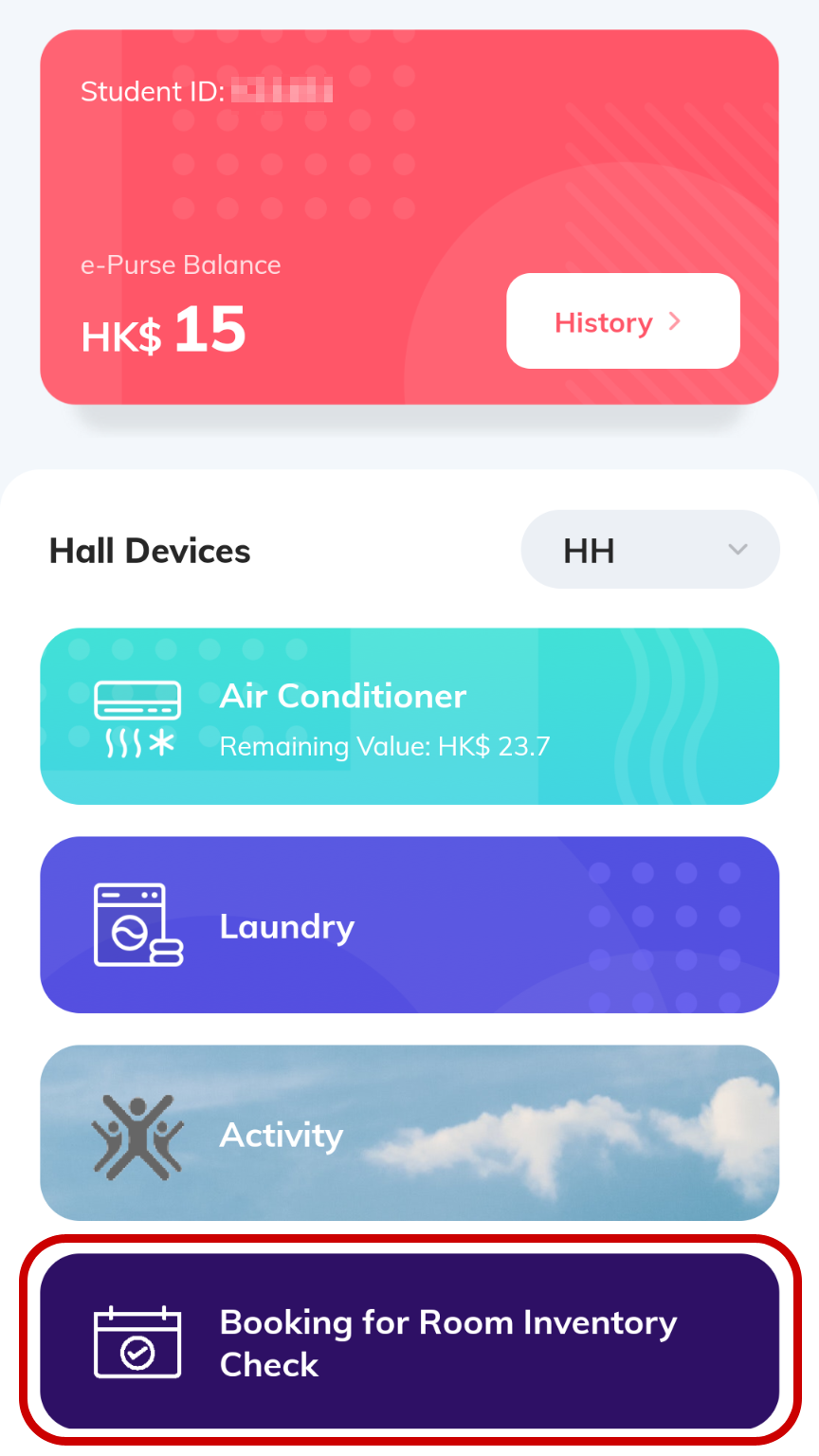 Booking for Room Inventory