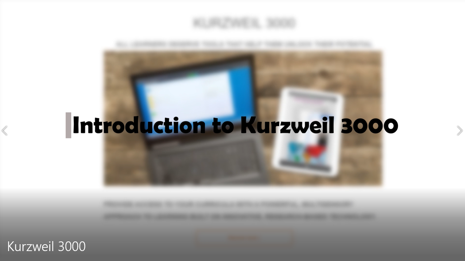 Kurzweil 3000